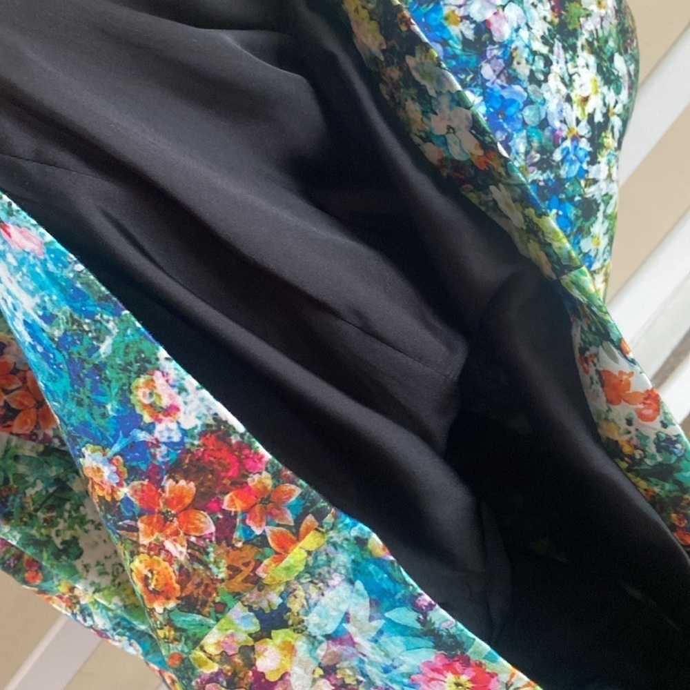 ZARA Floral Botanical Tulip Bloggers Celeb Fave Dress Olivia Palermo X Small - Picture 10 of 15